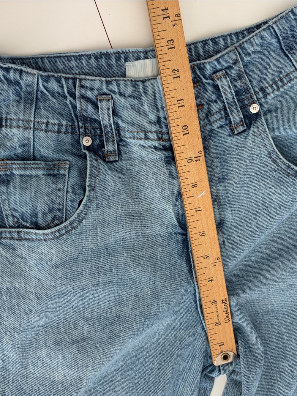 Habitual Emmette High Rise Wide Leg Medium Wash Jeans Size 4/27 - Picture 13 of 15
